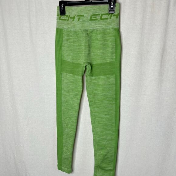 ECHT Arise Pure Seamless Leggings Green Tea Size Small Yoga Gym Workout Fitness - Picture 4 of 9